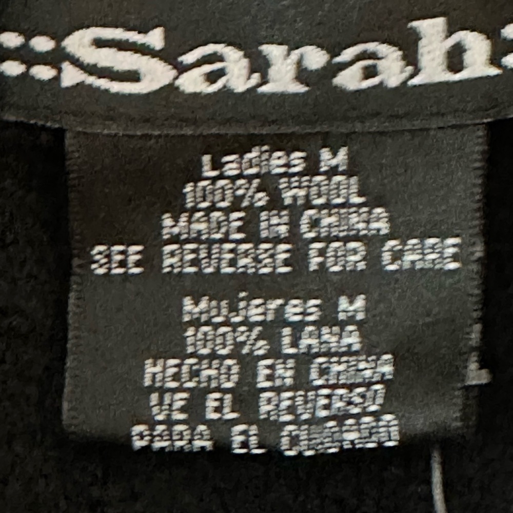 Sarah boutique Wool Blazer Size Medium - Picture 4 of 5